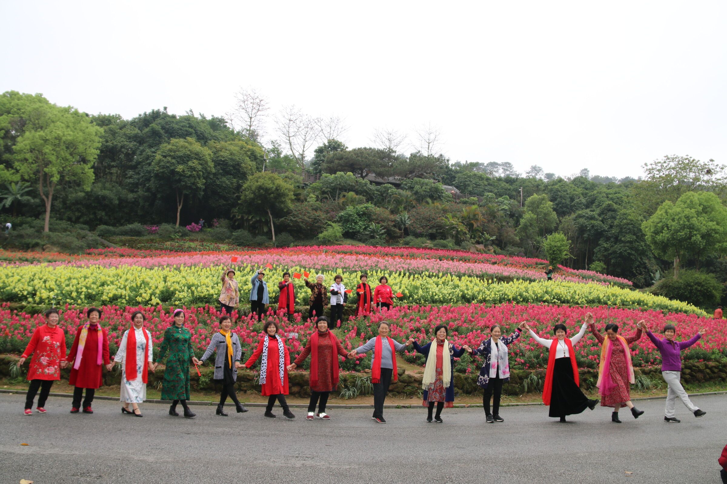 紅歌快閃活動